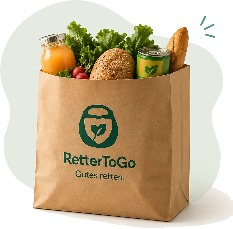 RetterToGo-Tasche mit geretteten Lebensmitteln